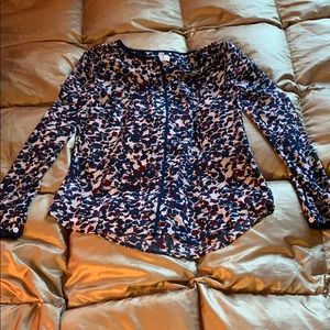 Patterned blouse by LOFT